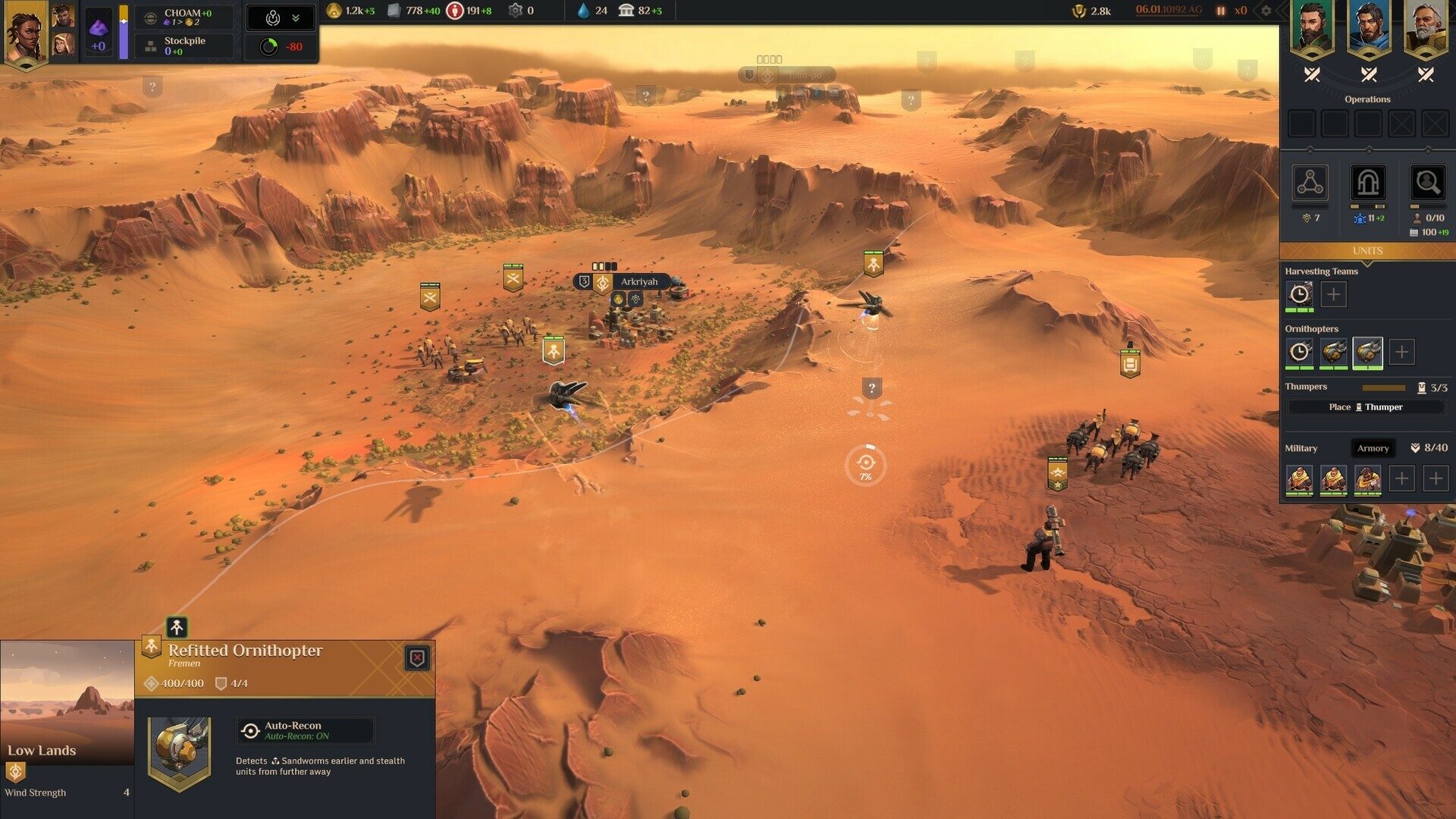Dune: Spice Wars - скриншот игры 1
