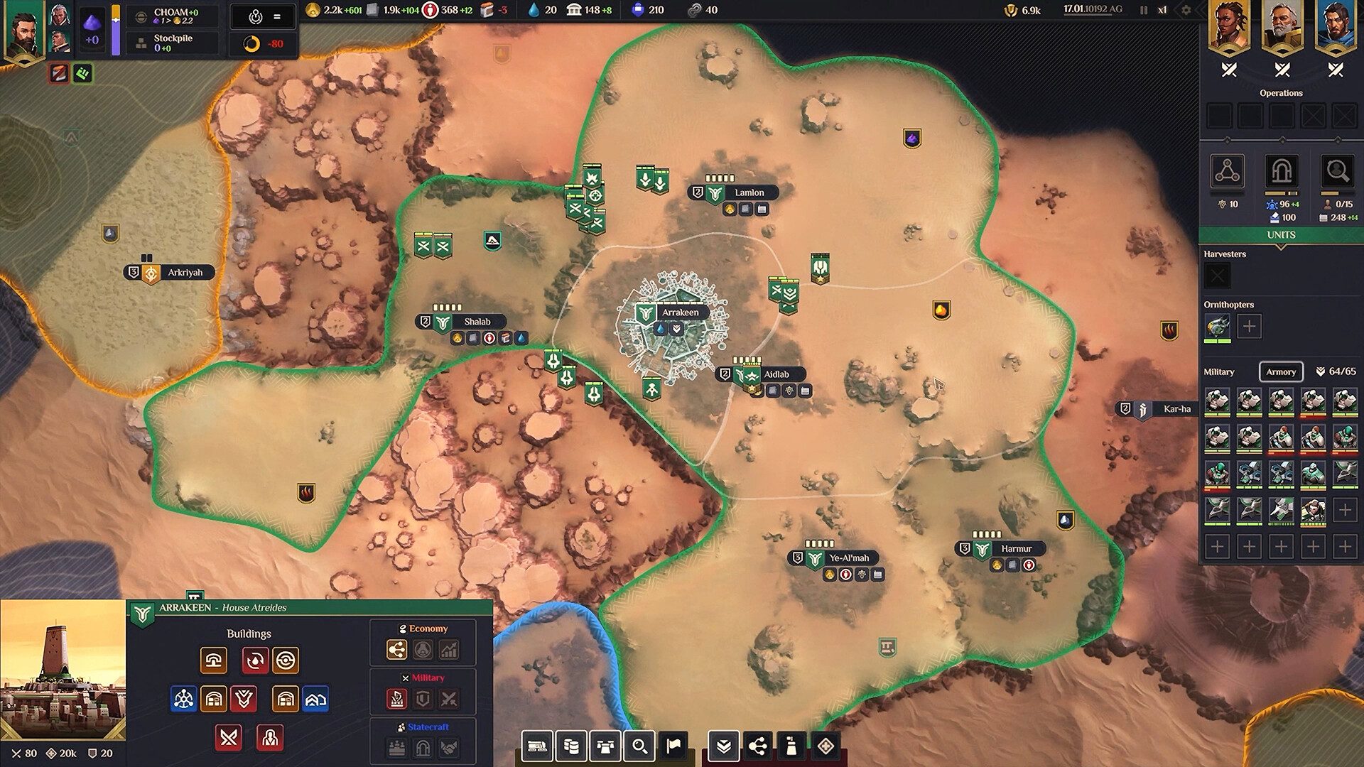 Dune: Spice Wars - скриншот игры 2
