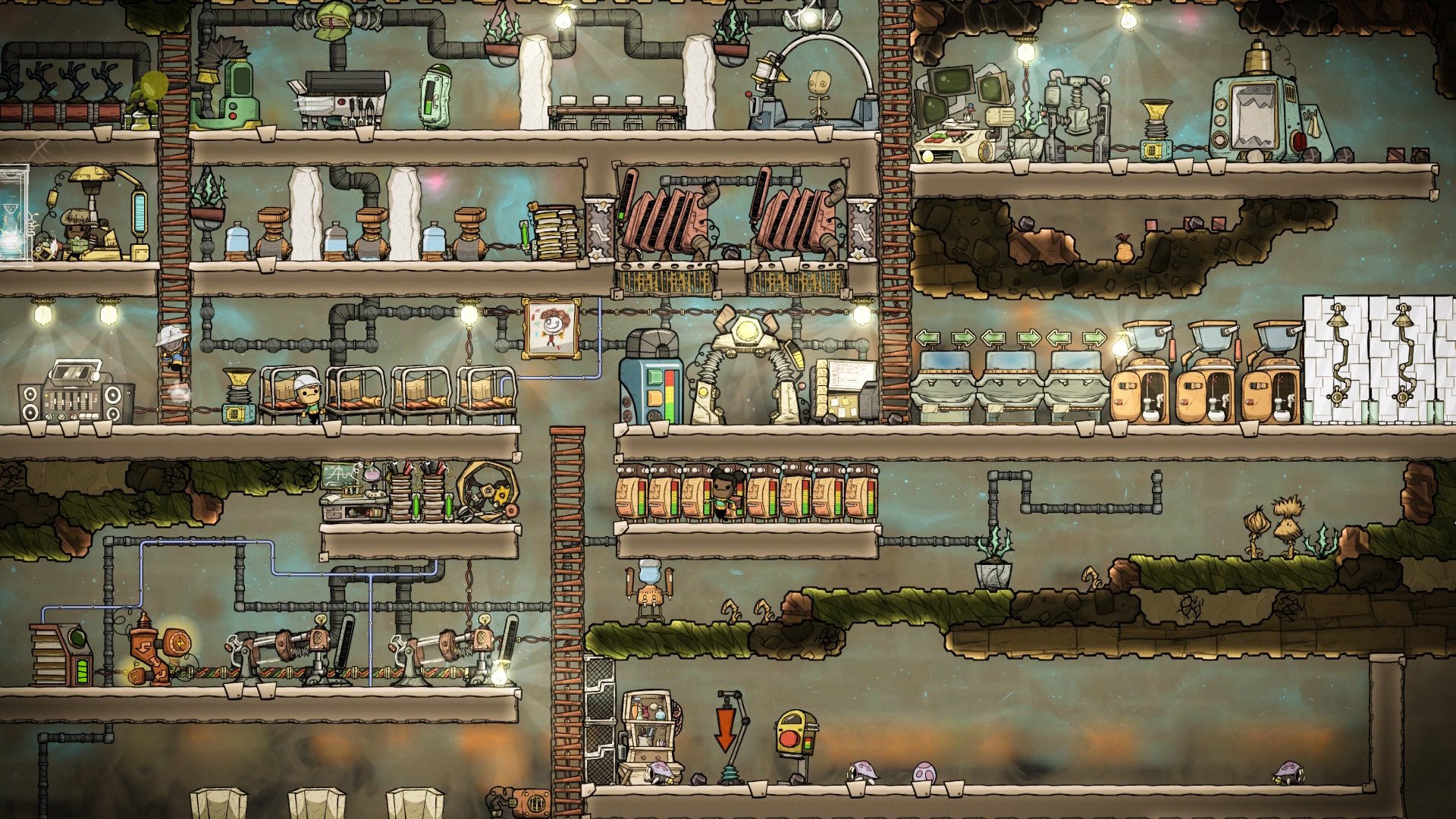 Oxygen Not Included - скриншот игры 1