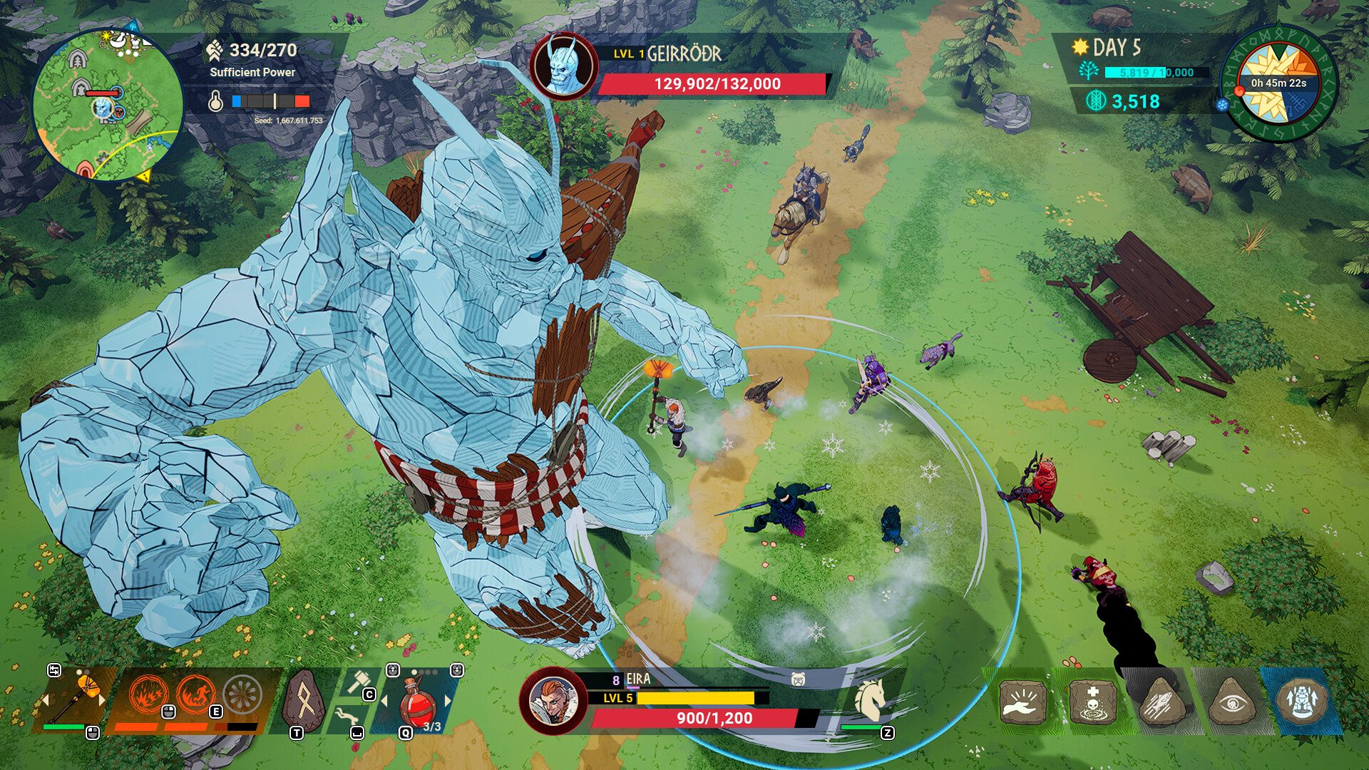 Tribes of Midgard - скриншот игры 1
