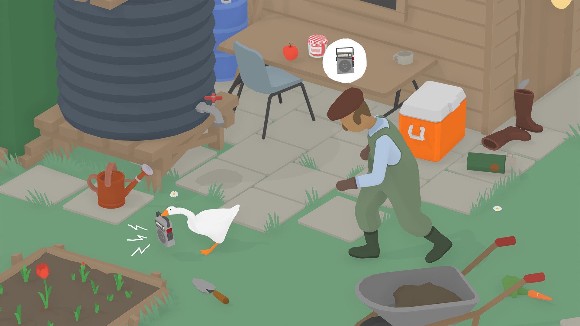 Untitled Goose Game - скриншот игры 1