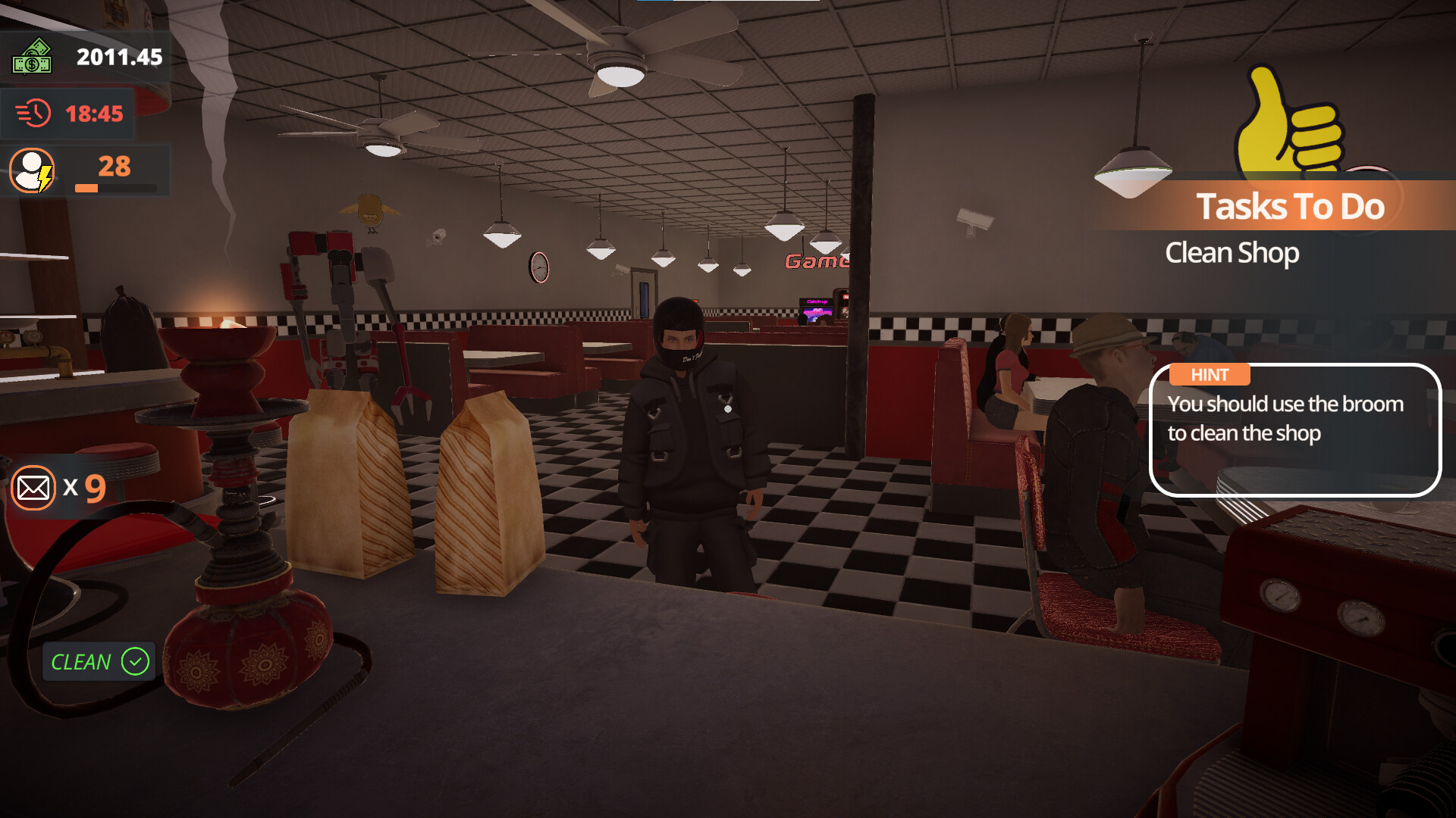 Hookah Cafe Simulator - скриншот игры 3
